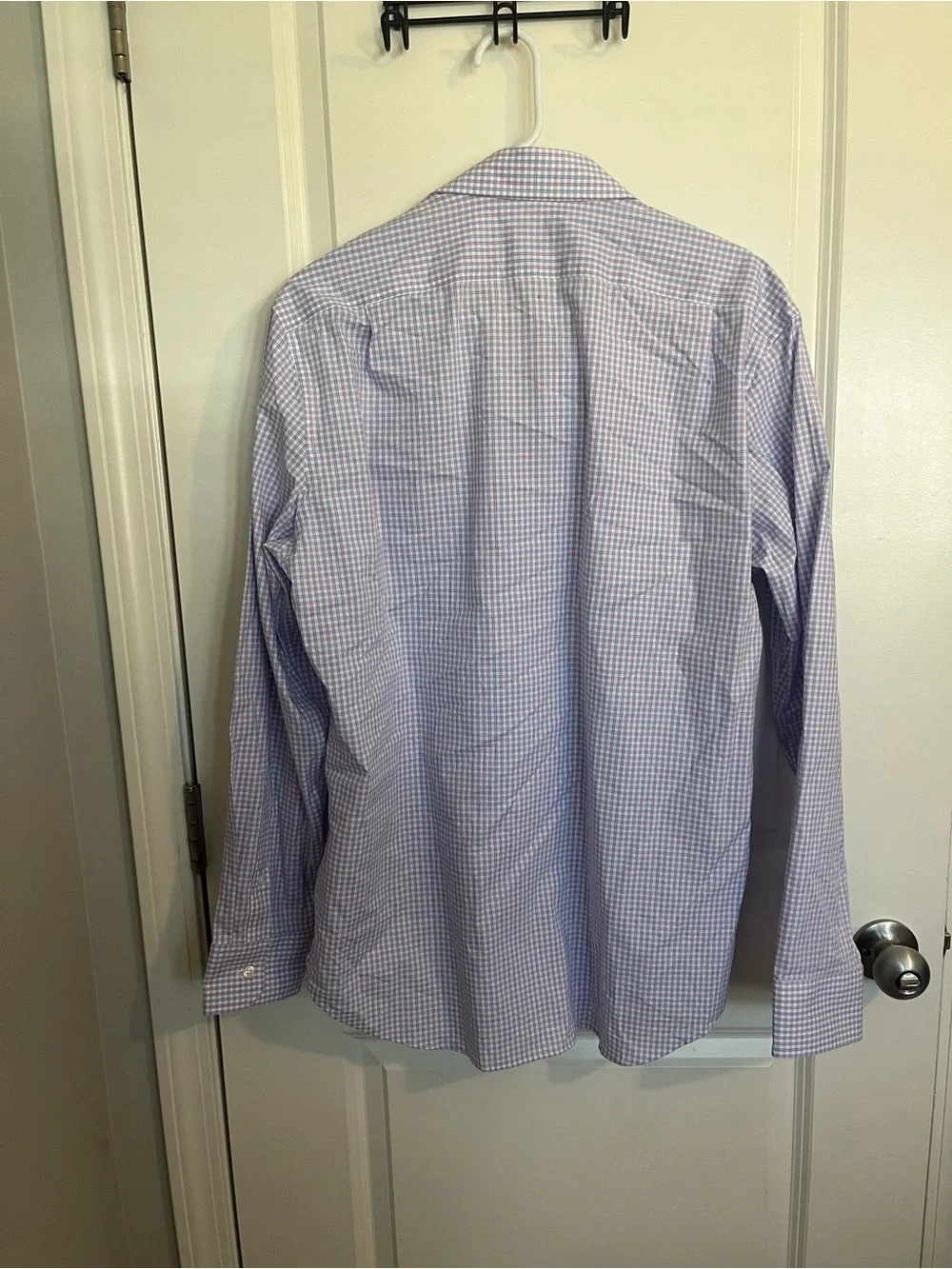 J. Crew Men’s Light Purple Gingham Button-Down Shirt